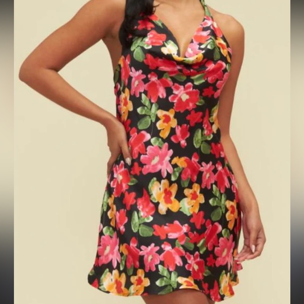 Luxxel Multicolor Floral Mini Dress